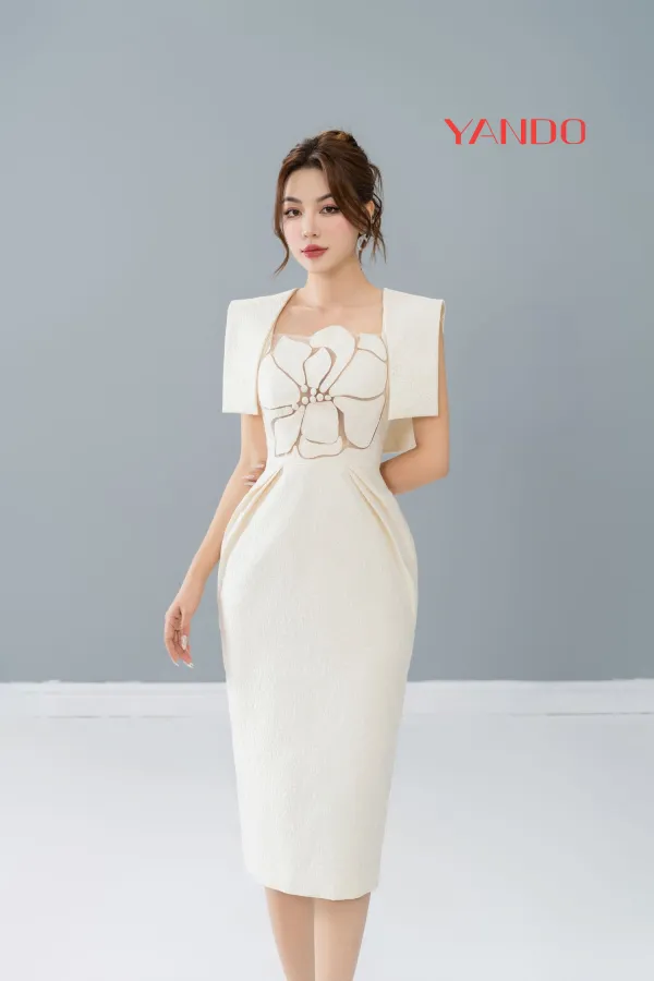 Saphira Dress White